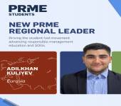 Hukuk Fakültesi Öğrencimiz Adilkhan Kuliyev, PRME Students Avrasya Bölge Lideri Oldu