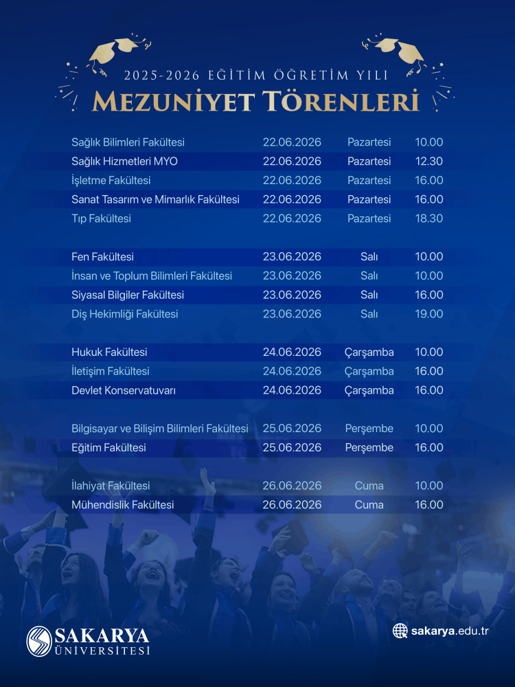 MEZUNİYET TÖREN TARİHİ HK.