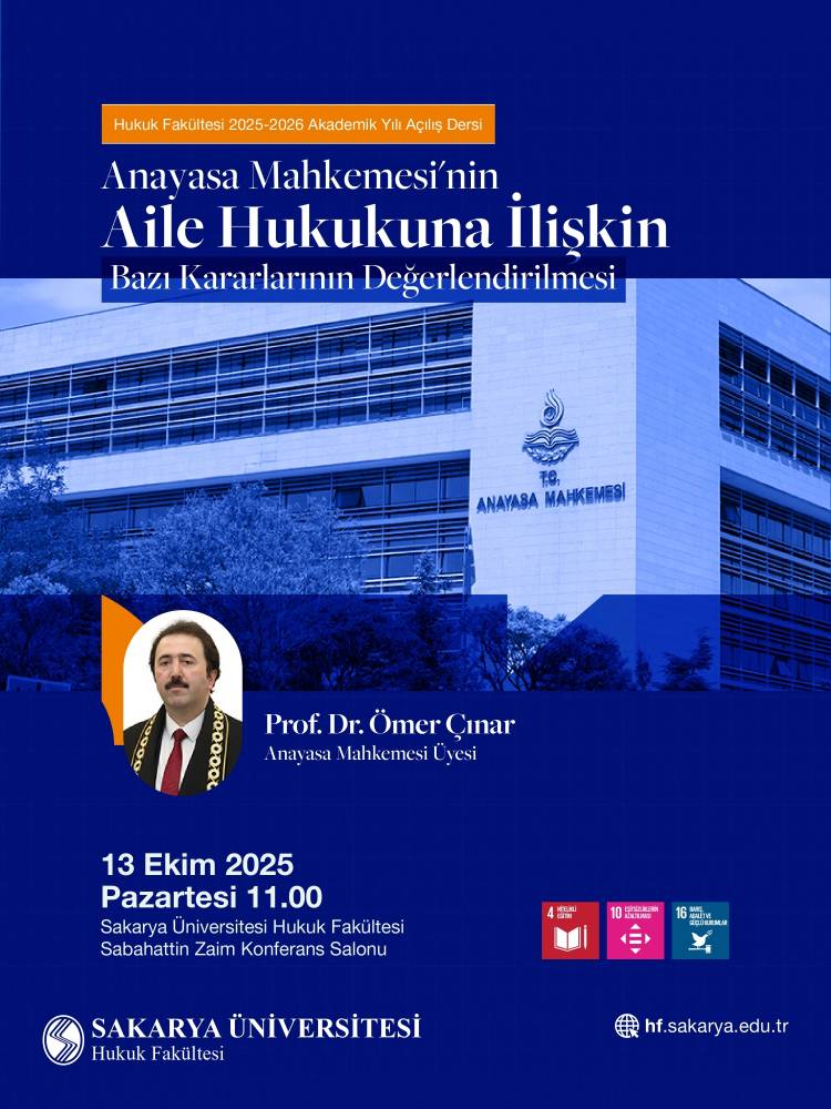 2025-2026 Eğitim-Öğretim Yılı Açılış Dersi