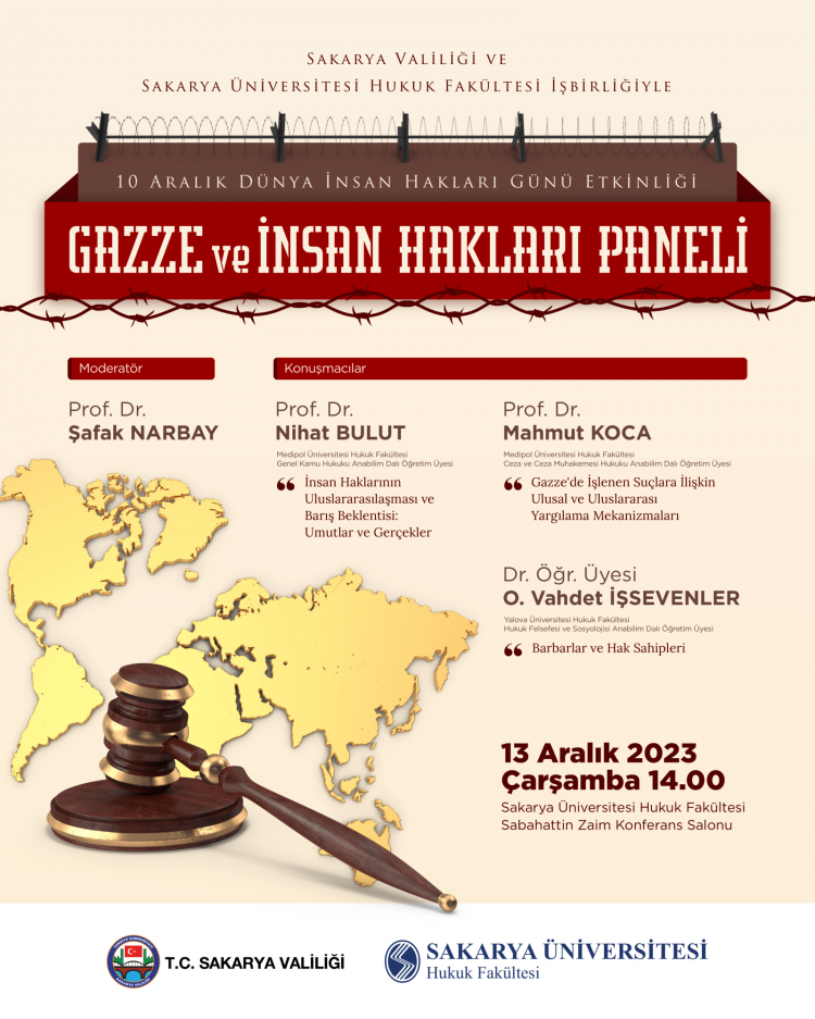 GAZZE VE İNSAN HAKLARI PANELİ