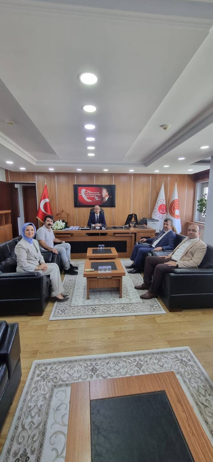 Sakarya Adliyesi Adalet Komisyonu Başkanlığına Atanan Muhittin Paça’ya Hayırlı Olsun Ziyareti