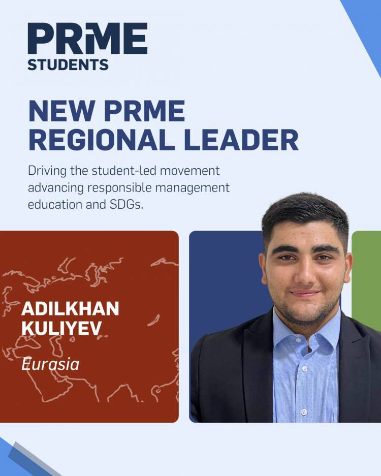 Hukuk Fakültesi Öğrencimiz Adilkhan Kuliyev, PRME Students Avrasya Bölge Lideri Oldu