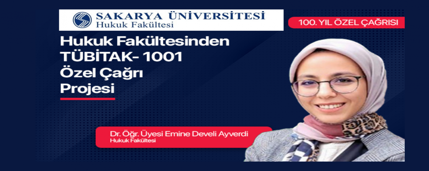 akültemiz Dr. Öğretim Üyesi Emine Develi Ayverdi’nin yürütücülüğünü yaptığı proje, Cumhuriyetimizin 100. Yılına Özel olarak açılan TÜBİTAK-1001 çağrısı kapsamında desteklenmeye hak kazandı.